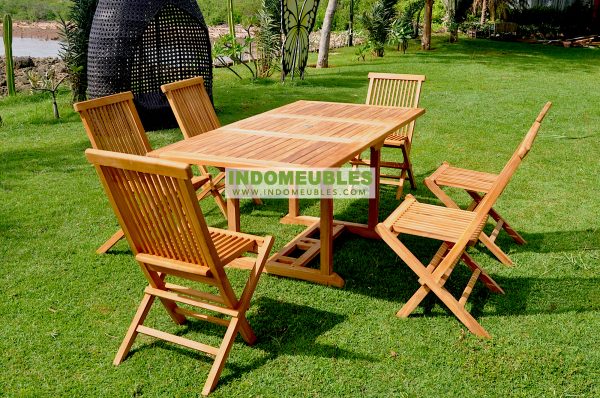 Wooden Teak Outdoor Furniture Set - Discount Price